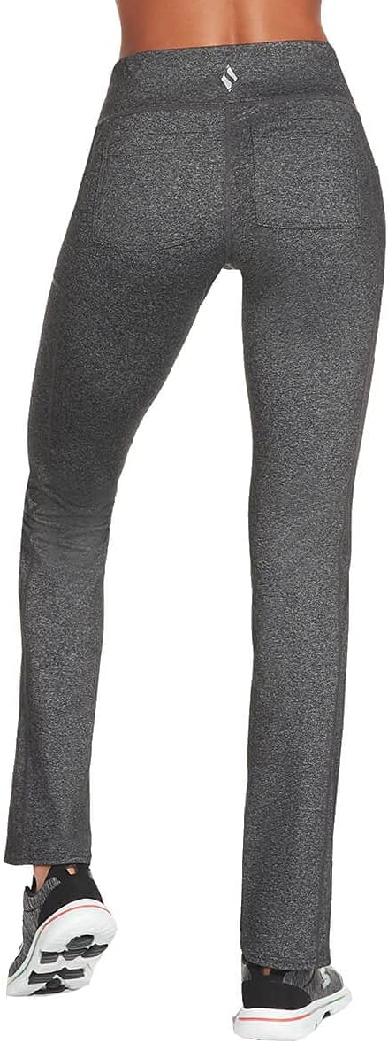 Skechers Women's Go Walk High Waisted Pant Joy – 4-Way Stretch, Moisture-Wicking, Layered Waistband