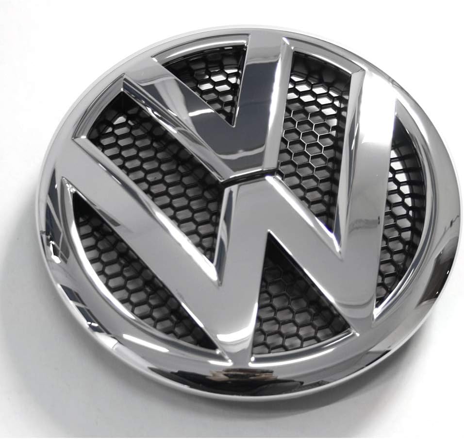 Kühlergrill Sportgrill Front Grill Waben Gitter GTI Look Rot Für VW