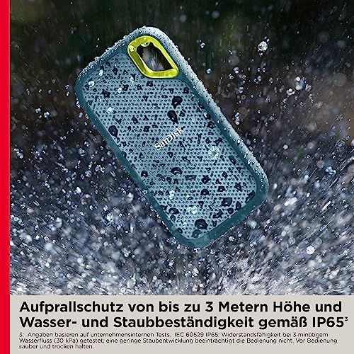 SanDisk Extreme Portable SSD 4 TB - bis zu 1.050 MB/s Lesen - Monterey – Ansicht 6