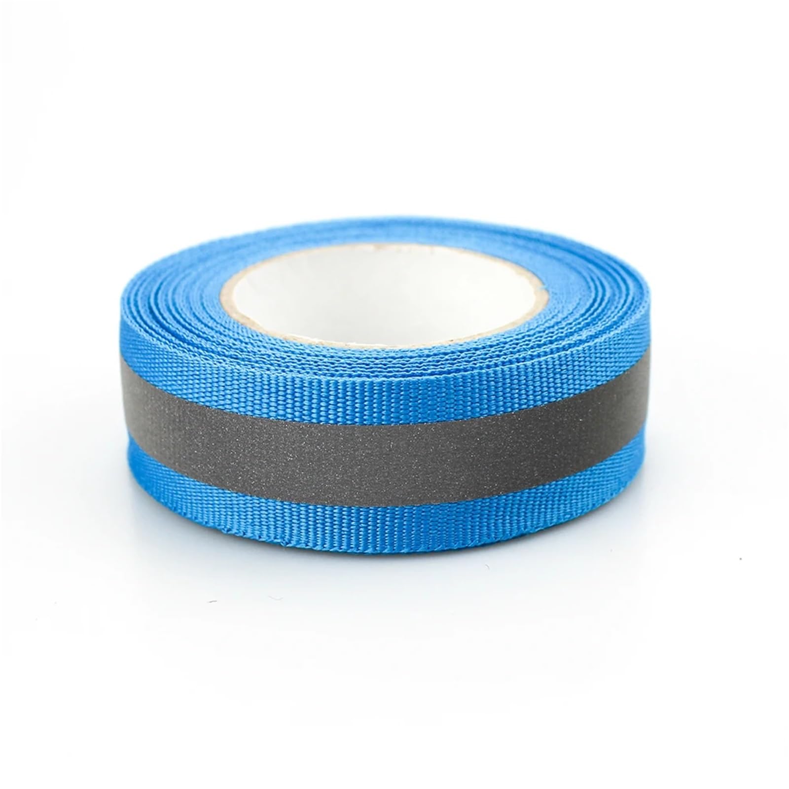 MRVAKDYDI Elastic Reflective Tape for Clothing, Reflective Ribbon Sew On Webbing 20mm Wide 10mm Reflective 10m Multicolor(Light Blue)