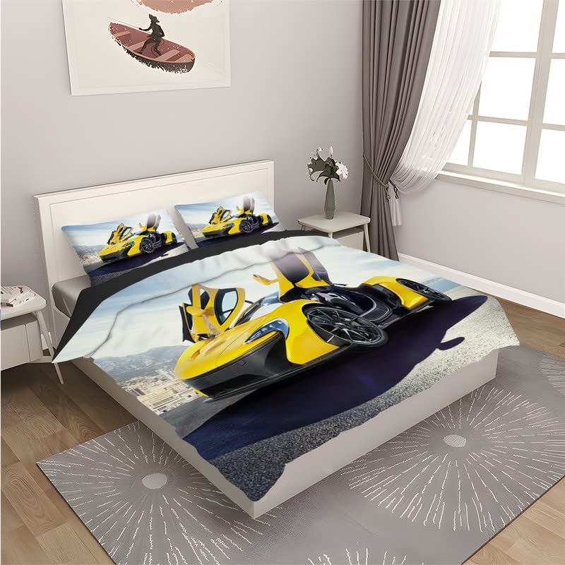 Housse de couette 240x260 fermeture éclair anti glisse - 3