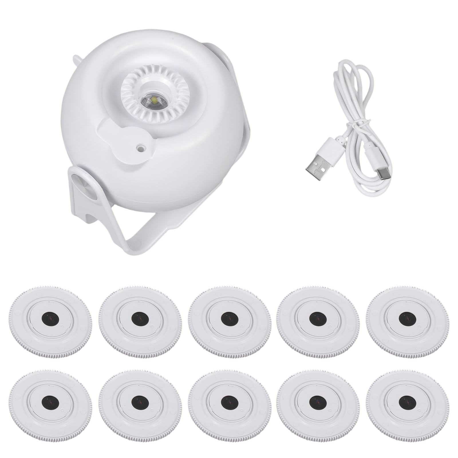 Luz de proyección de estrella dinámica de 180 grados de rotación diseño ahorro de energía Estructura de plástico perfecta para varios eventos de cena lámpara giratoria