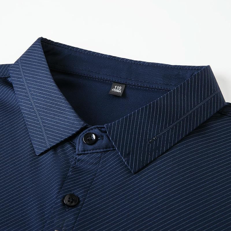 Camicia da uomo a maniche lunghe a righe affari casual lavoro professionale primavera