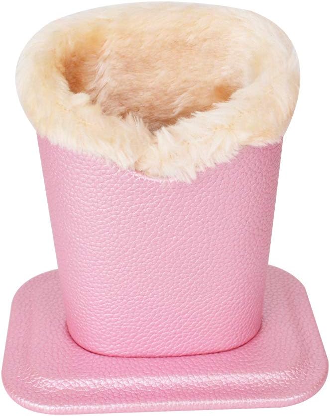 Baitaihem Pack of 2 Plush Lined Eyeglasses Holder Stand Protective Glasses Case For Desks Or Nightstands image 2