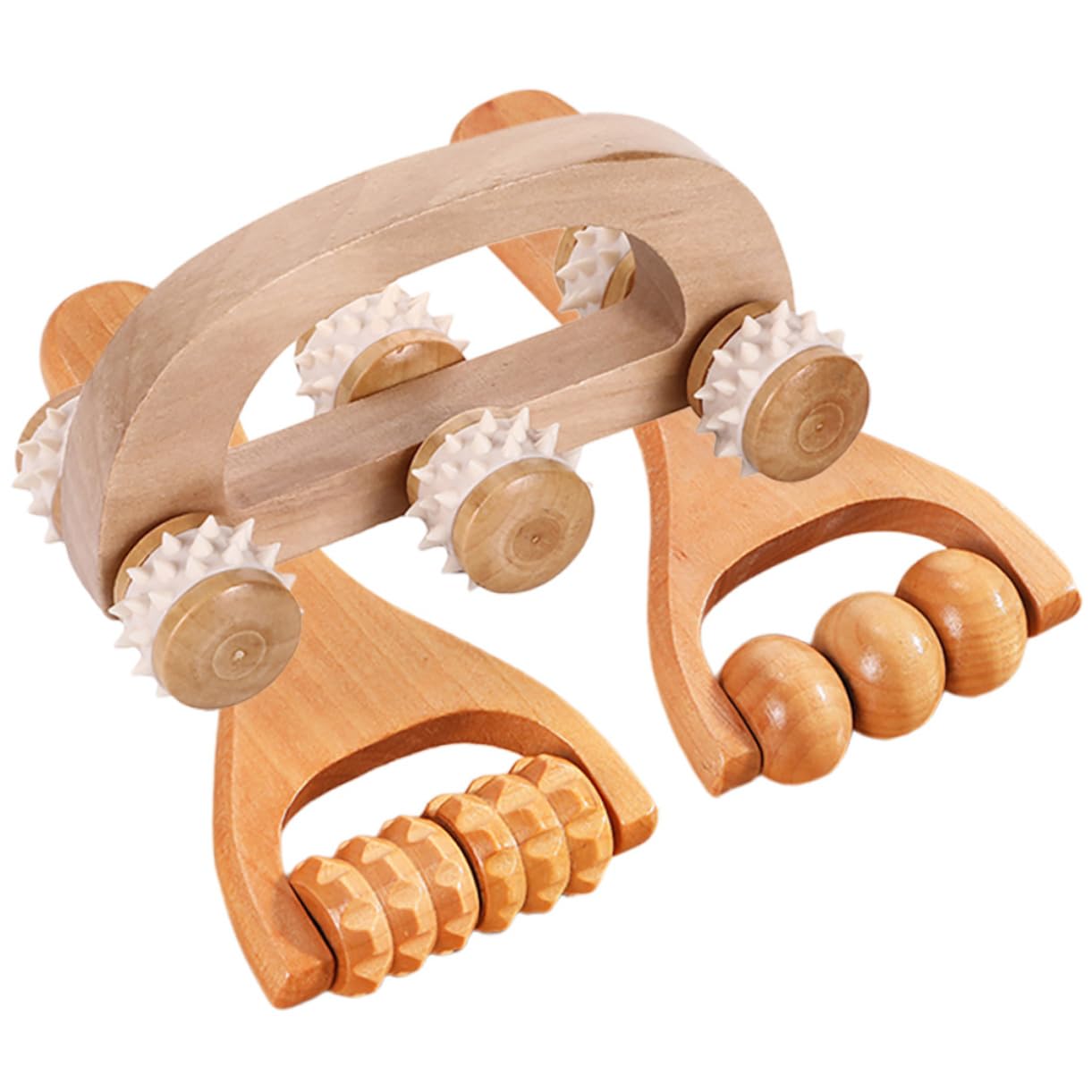 3 Series Conjunto De Masajeador Rodillo De Masaje Músculo Traje Masajeador De Pies Massage Roller Masajeadores Faciales Herramienta De Masaje De Mano Masajeador De Palma 3 Piezas*3