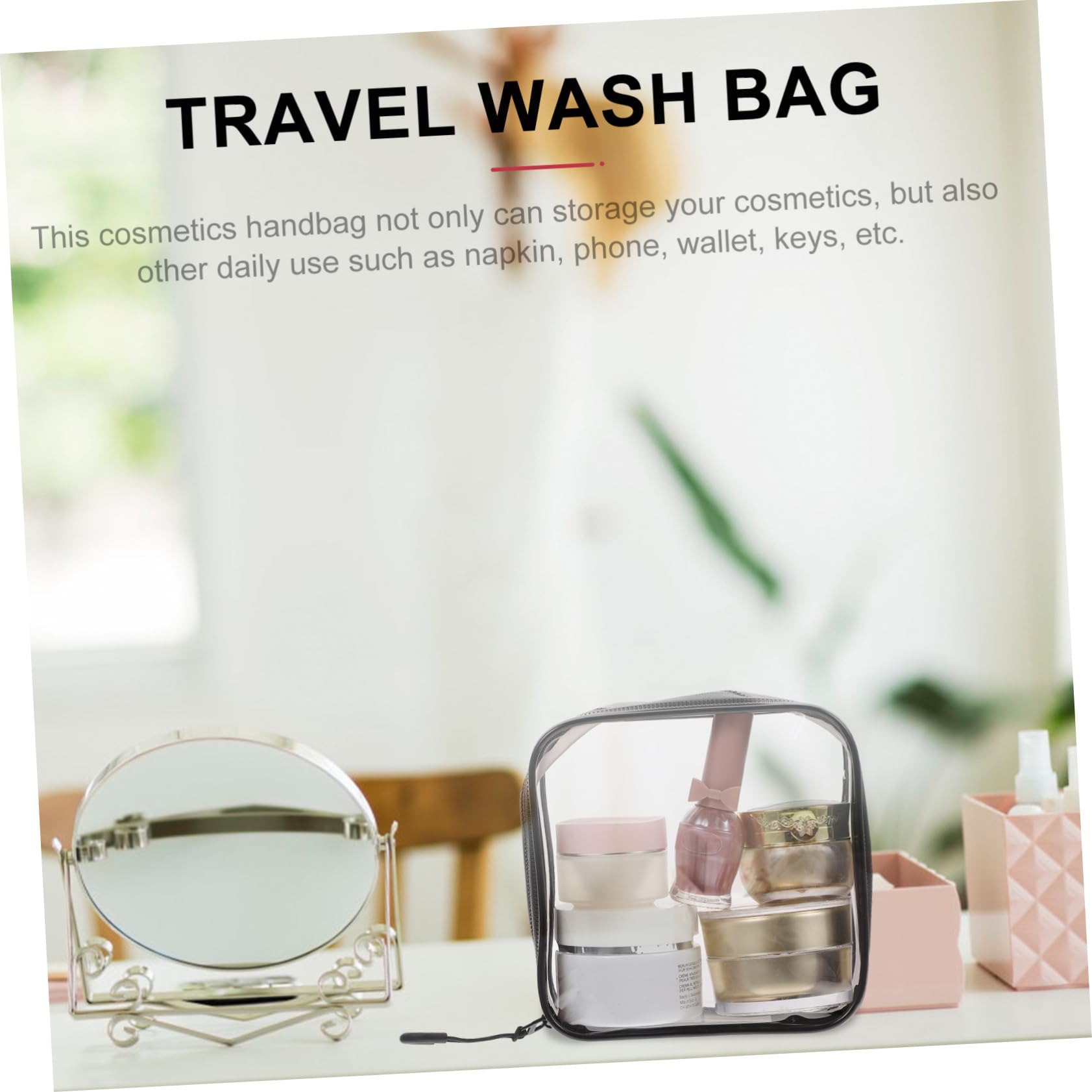 Healeved 8pezzi Borse Cosmetiche Impermeabili Custodie Per Makeup e Toiletry Organizer Maneggevole Per Cosmetici e