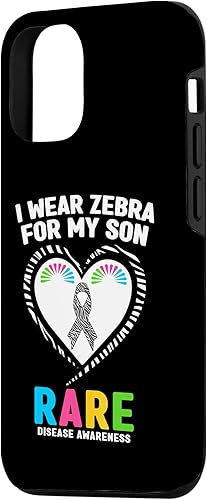 Miniatura 2 de Camiseta para iPhone 13 Día de las Enfermedades Raras 2024 - Funda I Wear Zebra for My Son