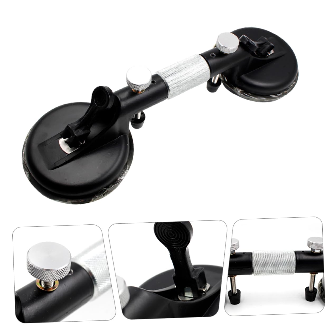 ULTECHNOVO Double Suction Cup Floor Gaps Fixer Window Suction Cups Strong Suction Cup Large Suction Cups Vacuum Suction Cup Heavy Duty Suction Cup Suction Cups Heavy Duty Aluminum Alloy