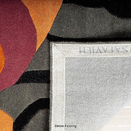 Image of Soft Pure Woolen Modern Collection Tufted Carpet for Living Room,Bedroom'Kitchen and Hall (12 X 18) Feet