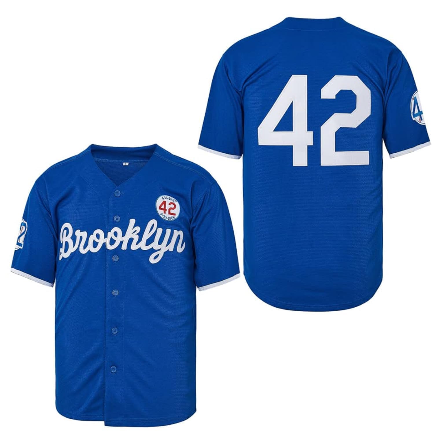 Titus 's Black Baseball Jersey With Number 42 - Vintage Retro Hip