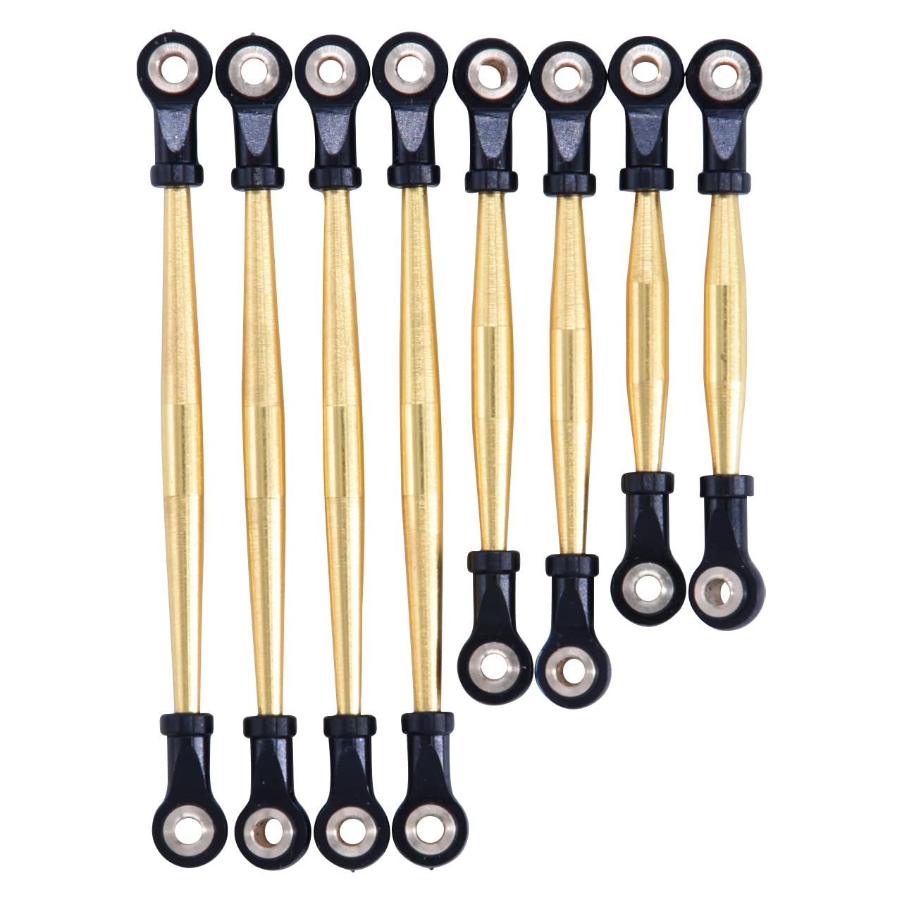 AEI Hobby CNC Machined Stainless Steel Link Set Linkages Upgrades Parts Accessories for Traxxas TRX-4M 1/18 Ford Bronco & Land Rover Defender Upgrading Parts 8pcs/Set