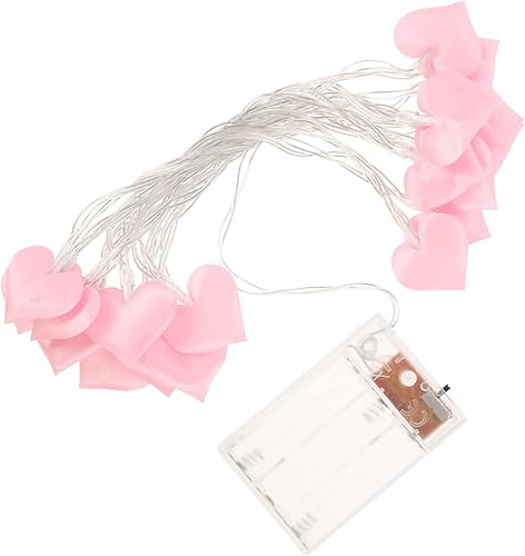 Miniatura 6 de Uonlytech 4 unids cadena de luz de amor cadena de luces de hadas de batería Guirnaldas luminosas de interior de San Valentín luz de hadas de boda