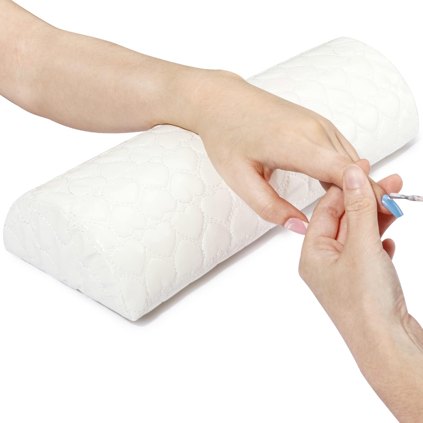 Arm Rest for Nails Tech, Nail Arm Rest, Manicure Hand Rest, Hand Rest for Nails Tech, Nail Arm Rest for Nail Tech, Nail Hand Rest Stand, Nail Stuff for Nail Techs, Nail Cushion (WHITE)-image-16