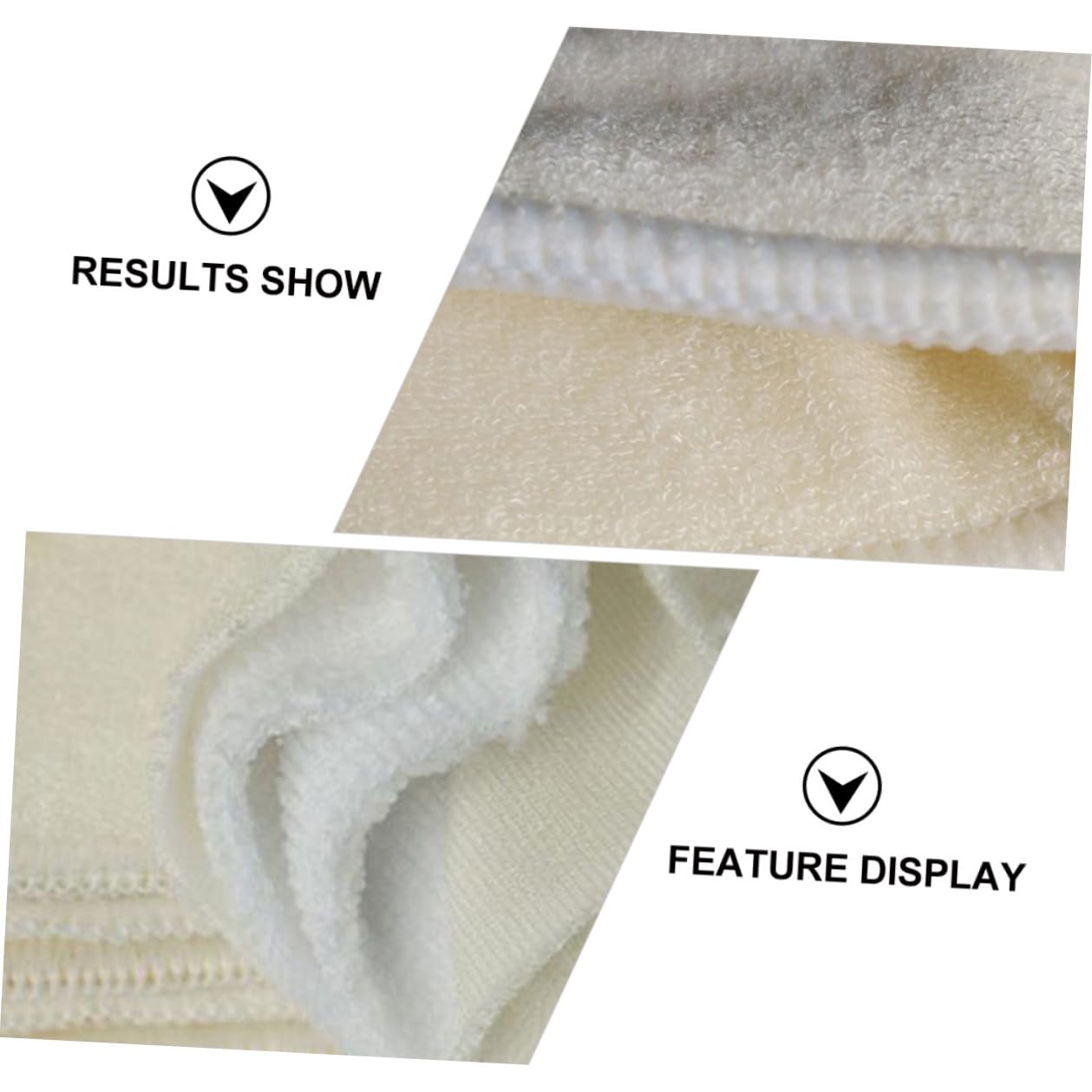 Abaodam 6 piezas Paquete Pañales para Niña de Fibra de Bambú Absorbentes Suaves y Transpirables Beige para Recién Nacido
