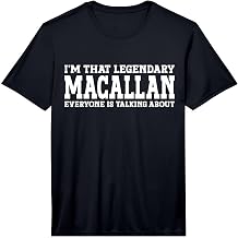 Macallan Personal Name First Name Funny Macallan Performance T-Shirt
