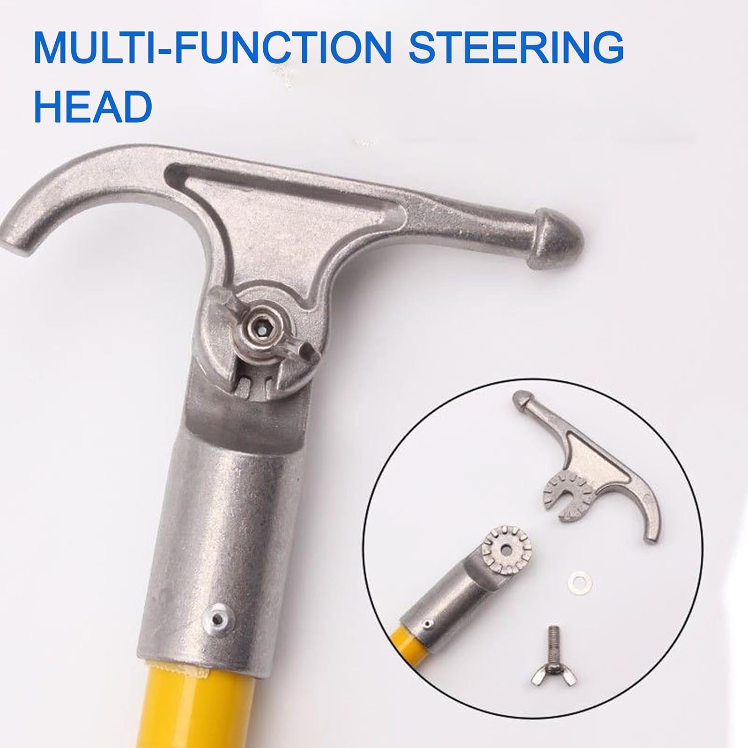 Insulated Rescue Hook, Retractable Portable Hot Stick for Electrical Safety and Emergency Care, Safety and Defense Tool, 3m Length