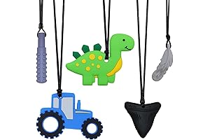 5-Pack Sensory Necklace for Kids and Adults with Autism, ADHD, SPD, Pica