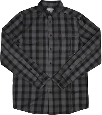 WeSC Eric Check Denim L/S Shirt Black Hombre