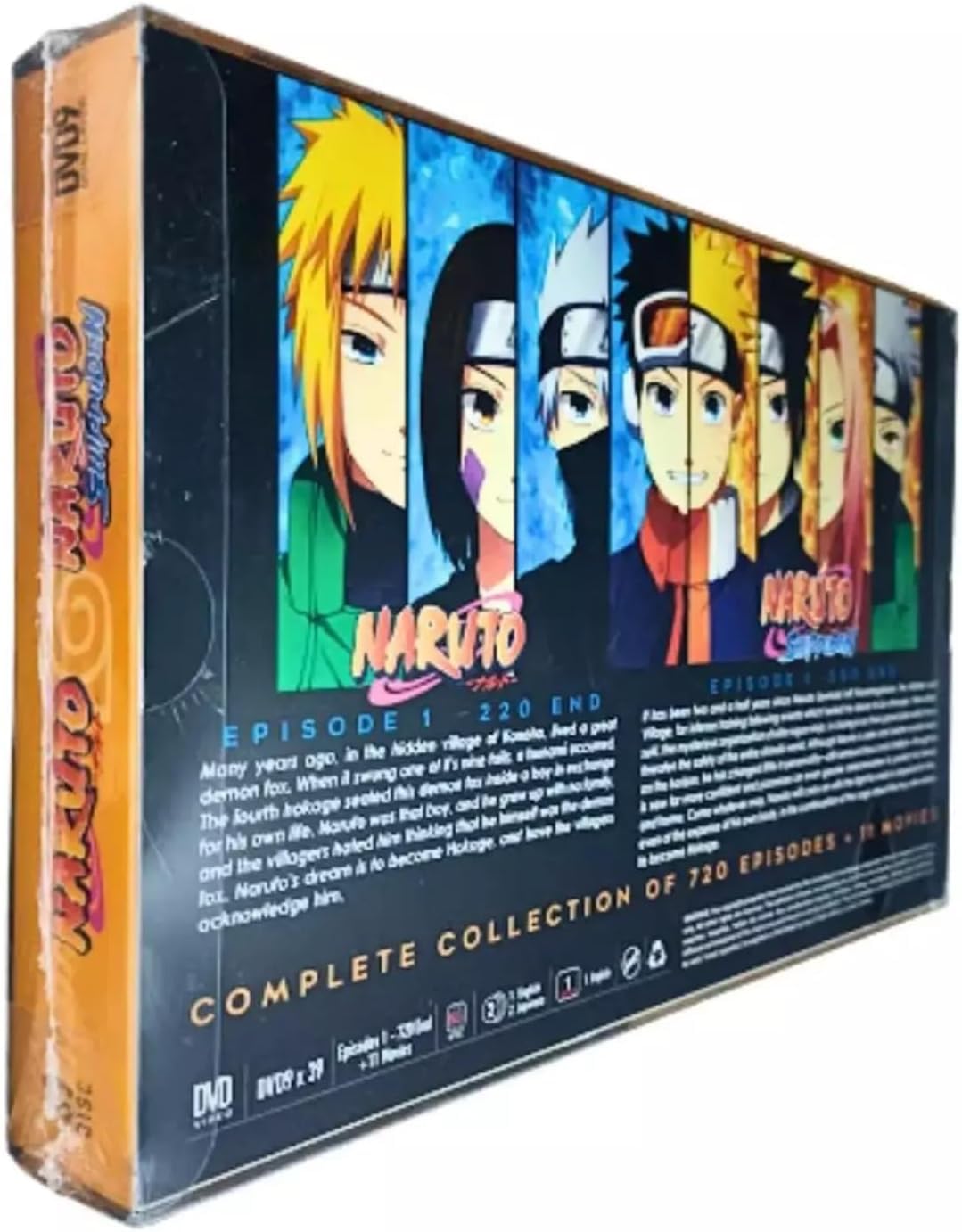 Naruto And Naruto Shippuden Complete Series Vol 1 720 End