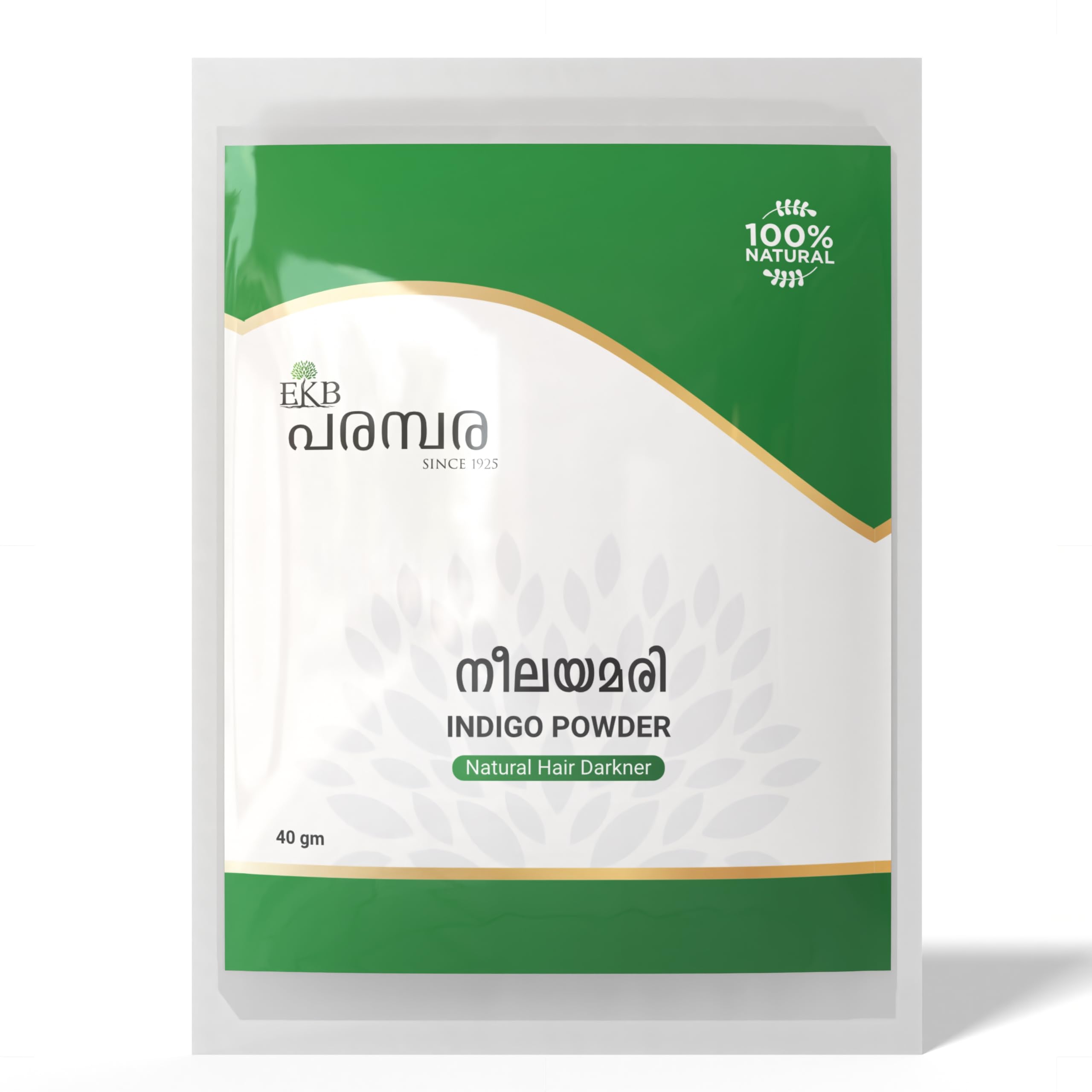 Natural Indigo Powder | Herbal Hair Dye for Black & Brown Colour | Chemical-Free, Ammonia-Free Hair Colouring Powder (PACK OF 5 (40GM))-image-1