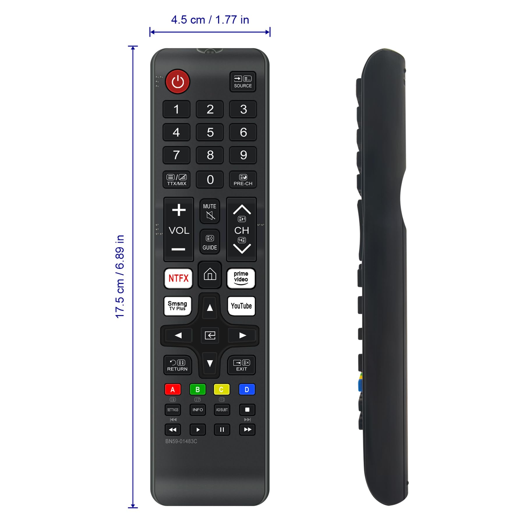 Ersatz Fernbedienung BN59-01483C, Fit for Samsung OLED S85F S90F S91F S92F S93F S94F 4K Vision AI Smart TV (2025)