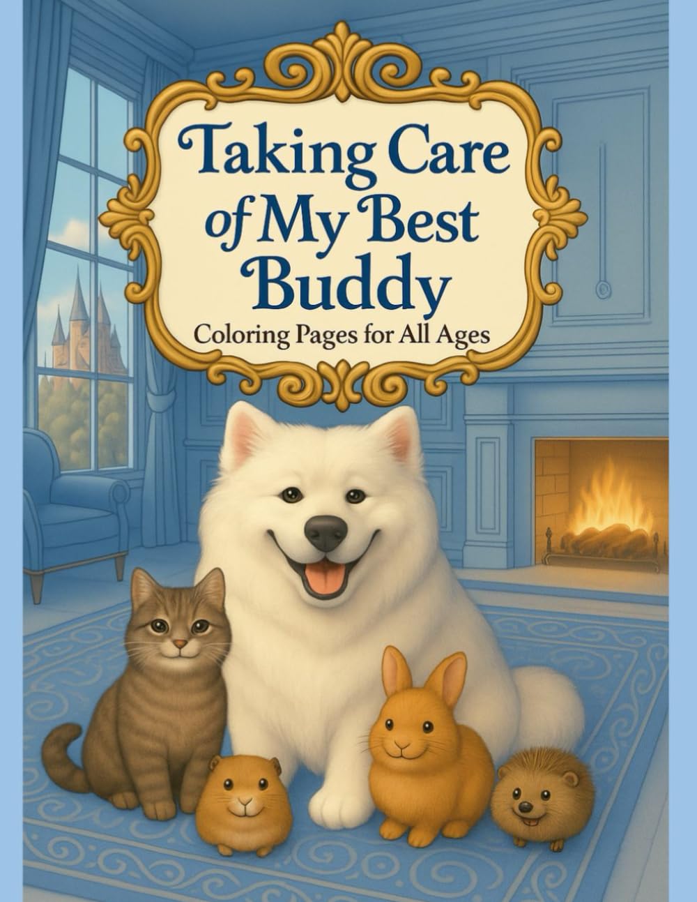 Taking Care of My Best Buddy: Coloring pages of pets with their loved ones living their best lives