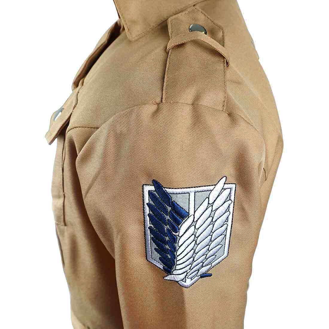 CoolChange Chaqueta de uniforme del Cuerpo de Exploración de los fans de Ataque a los Titanes | Tallas: S-XXL