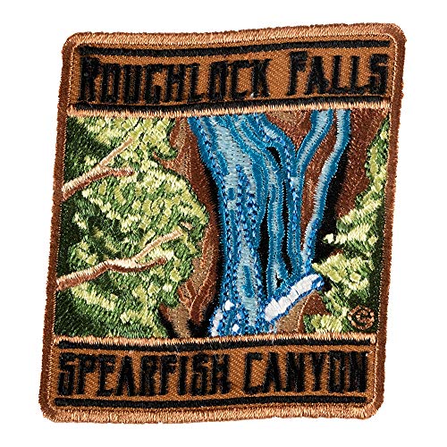 PatchStop Spearfish SD Roughlock Falls Iron On Patches for Clothing