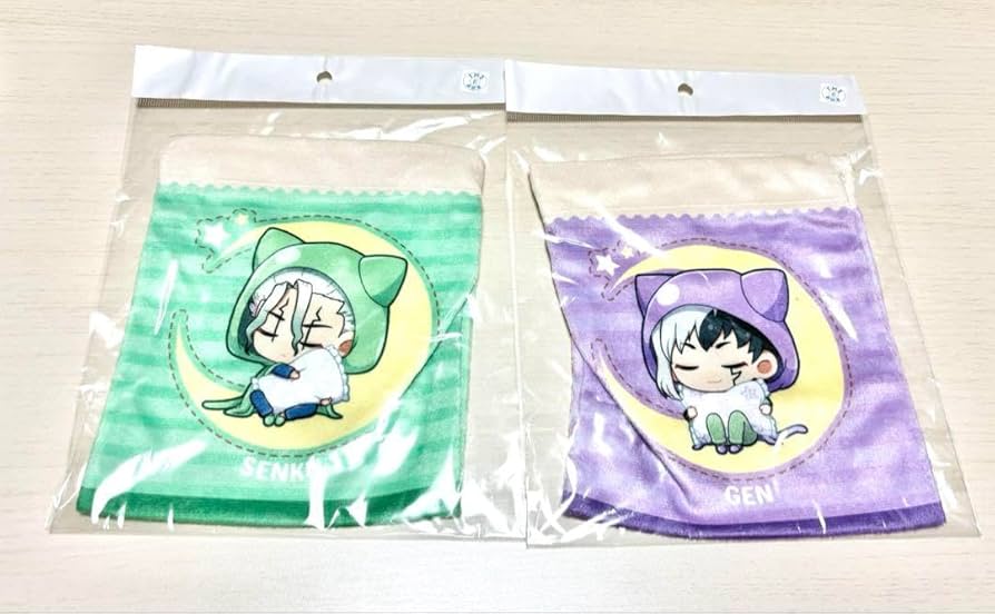 新品　Dr.STONE ドクターストーン 巾着 2種二枚　セット 　しまむら Amazon.co.jp: Dr.stone 千空 ゲン はぐっとないと ミニ巾着2点