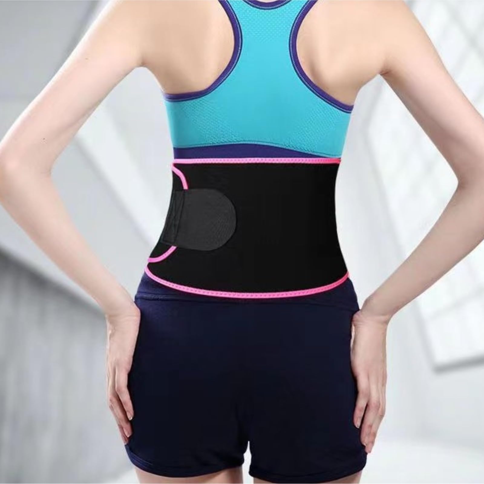 Entrenador De Cintura Cinturón De Sudoración Para Sauna, Entrenador De Cintura Ajustable, Entrenador De Cintura Para Bajar De Peso Que Aumenta La Transpiración Fajas Reductoras Abdomen