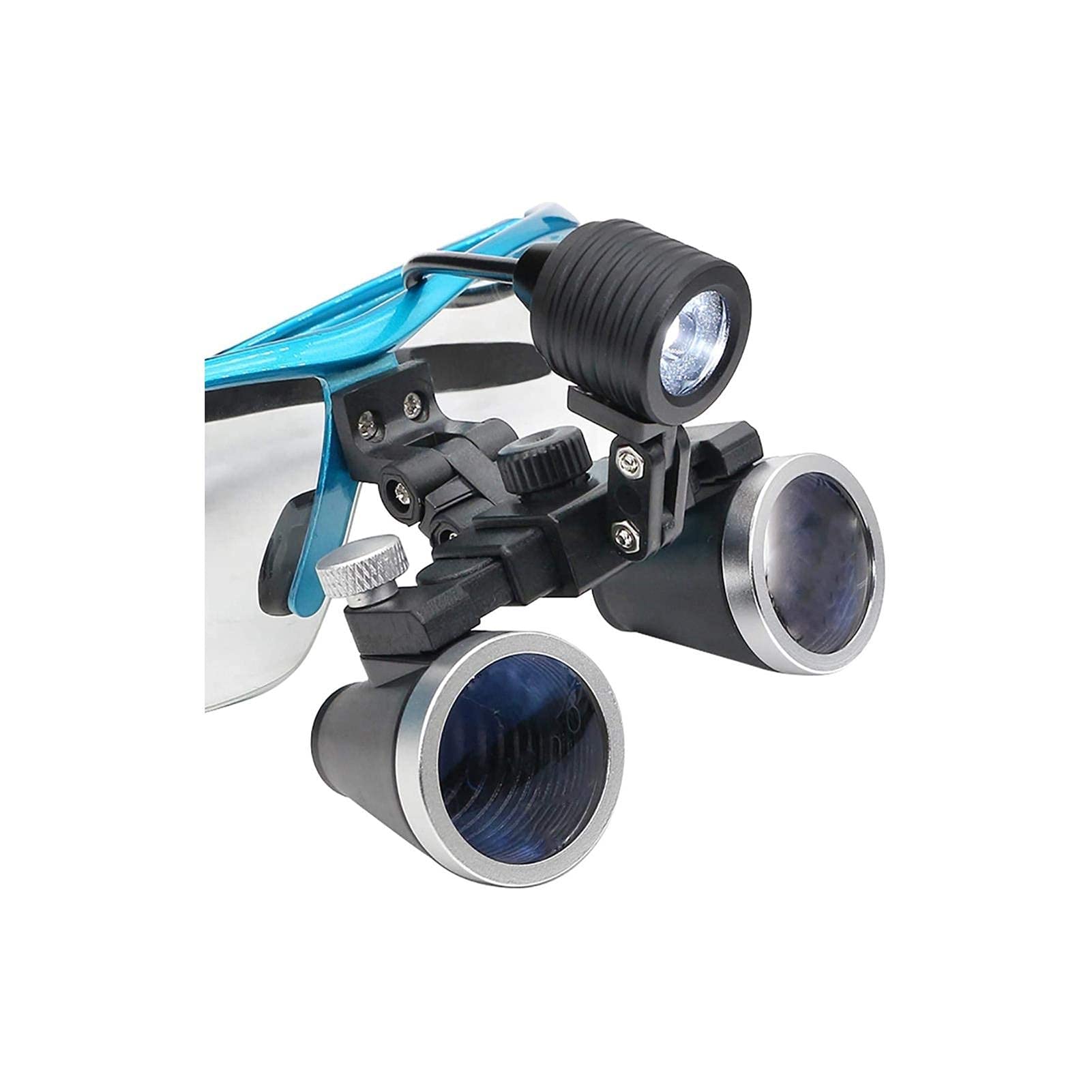 HTTGDGDH Loupes Head Mountlighted Magnifying Glasses Loupe 3.5X Operation Binocular Loupe With Led Headlight Magnifying Glasses