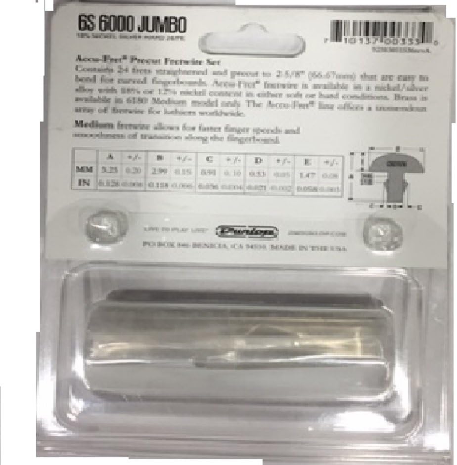 DUNLOP 6S6000 ACCU-FRET FRETWIRE