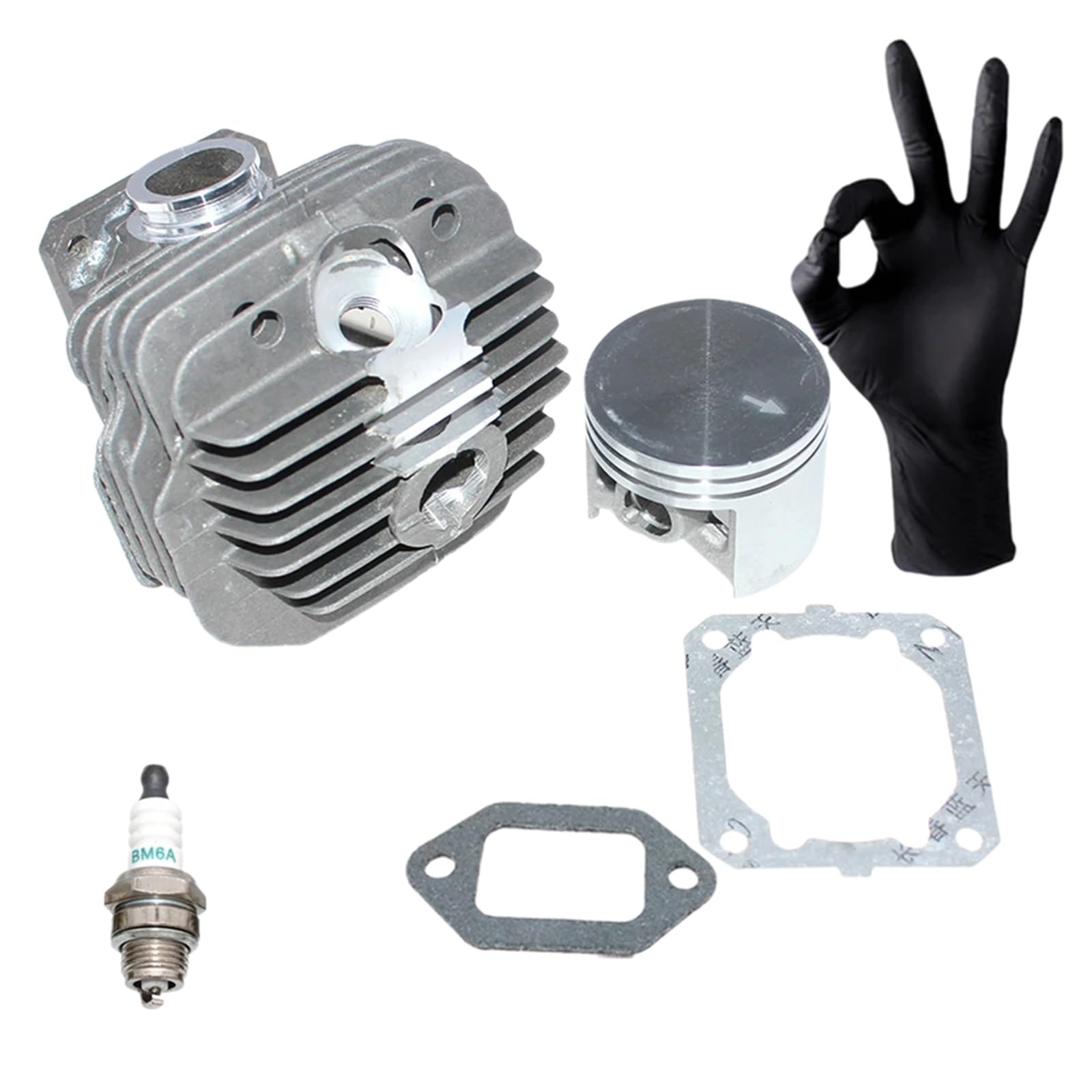 Kit cilindro pistone con perno da 12 mm, for, 044 044c 044w 044r Ms440 Ms440c Ms440d Ms440m Ms440n Ms440r Ms440v Ms440w Ms440z Ricambi per motoseghe