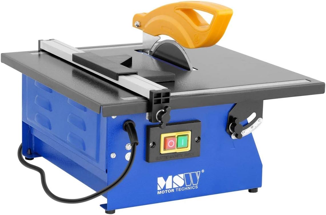 MSW Electric Tile Cutter Cutting Machine TSAW180G (600 W / 2950 RPM, Diamond Cutting disc Ø 180