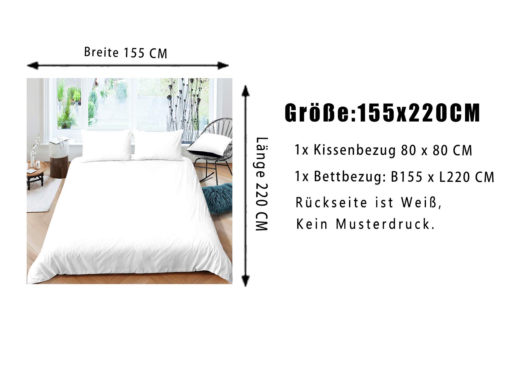 Blaue und weiße Meeresbrise Bettwäsche 155x220cm Küsten Leuchtturm Bettwäsche mit 1 Kissenbezug 80x80cm Super weich Leichte Mikrofaser Bettbezug für Mädchen Jungen Teens Jugendliche Kinder
