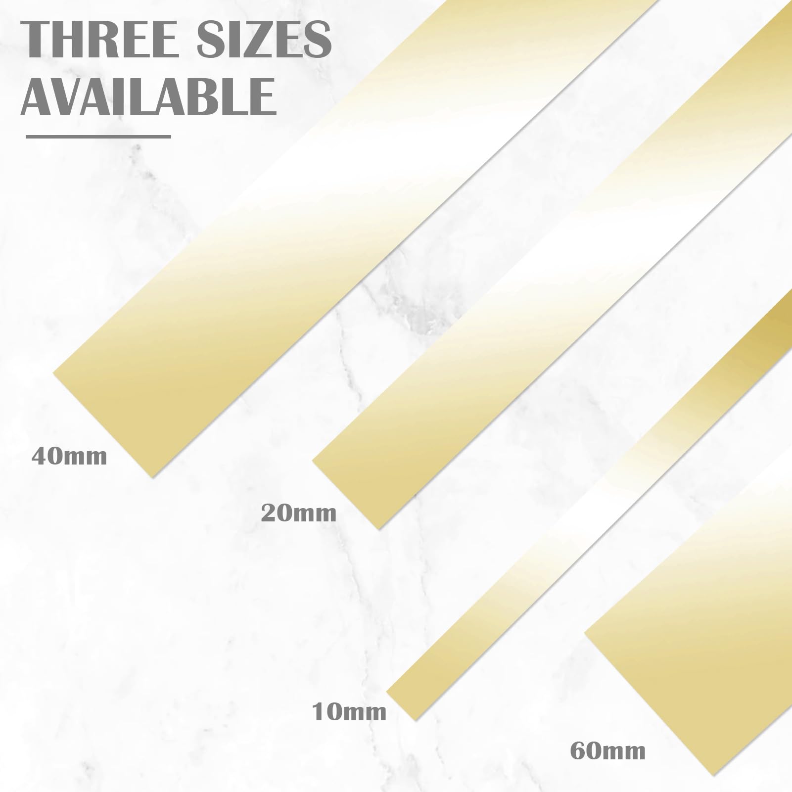 10M x 4CM de tiras decorativas de metal autoadhesivas, bandas de pared de acero inoxidable, molduras de estuco para pared, desmontables y cosibles de acero inoxidable para chimenea, marcos de espejo