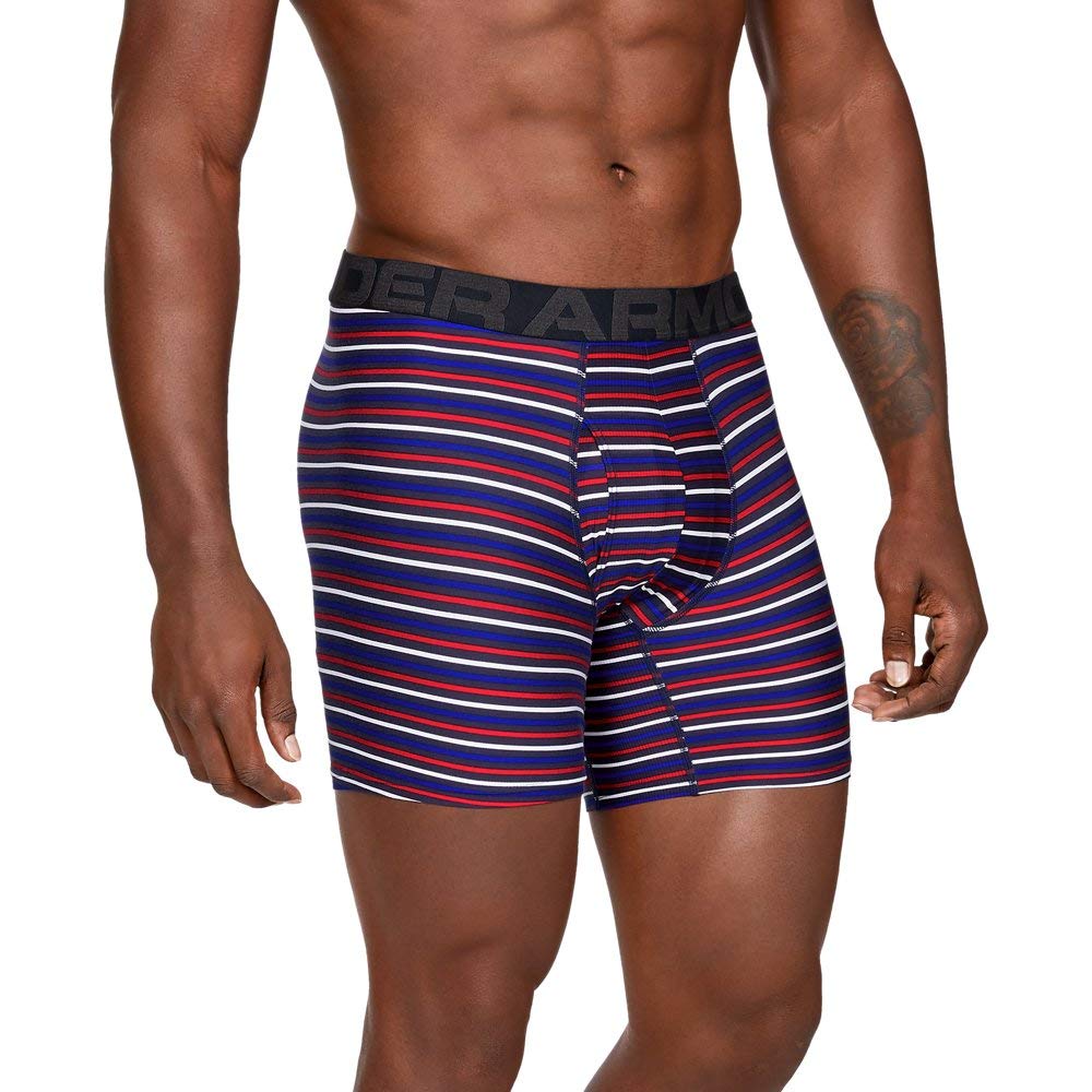 Men's Performance Tech Boxerjock Brief Underwear, 6" Inseam, All-Day Comfort & Ultra-Soft, 3-Pack