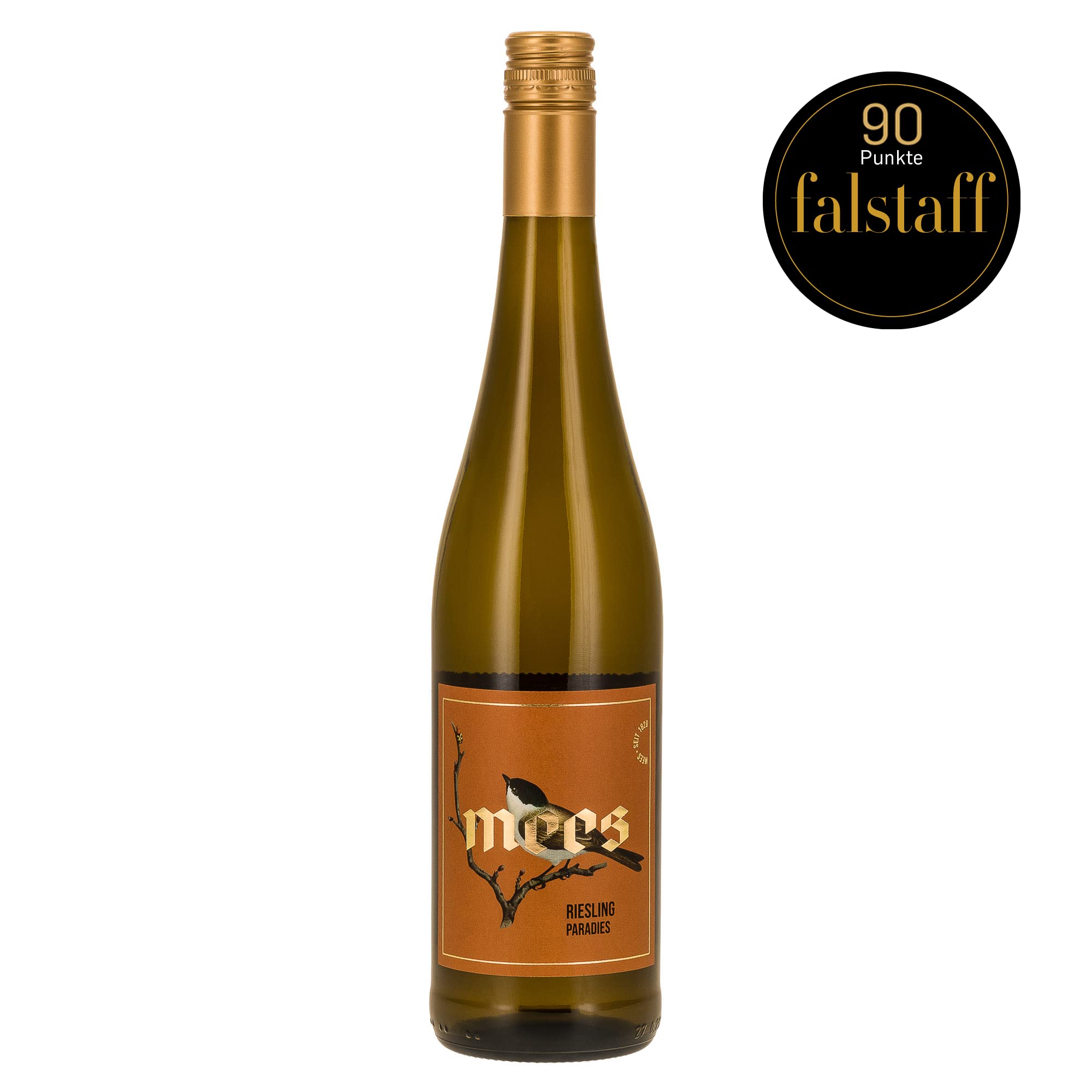 WEINGUT MEES | Riesling 2021 Paradies Weißwein trocken, 6 x 0,75l - Nahe | hochwertiger prämierter Weiss-Wein | Weißwein-Set aus Deutschland | Paket 100% Riesling