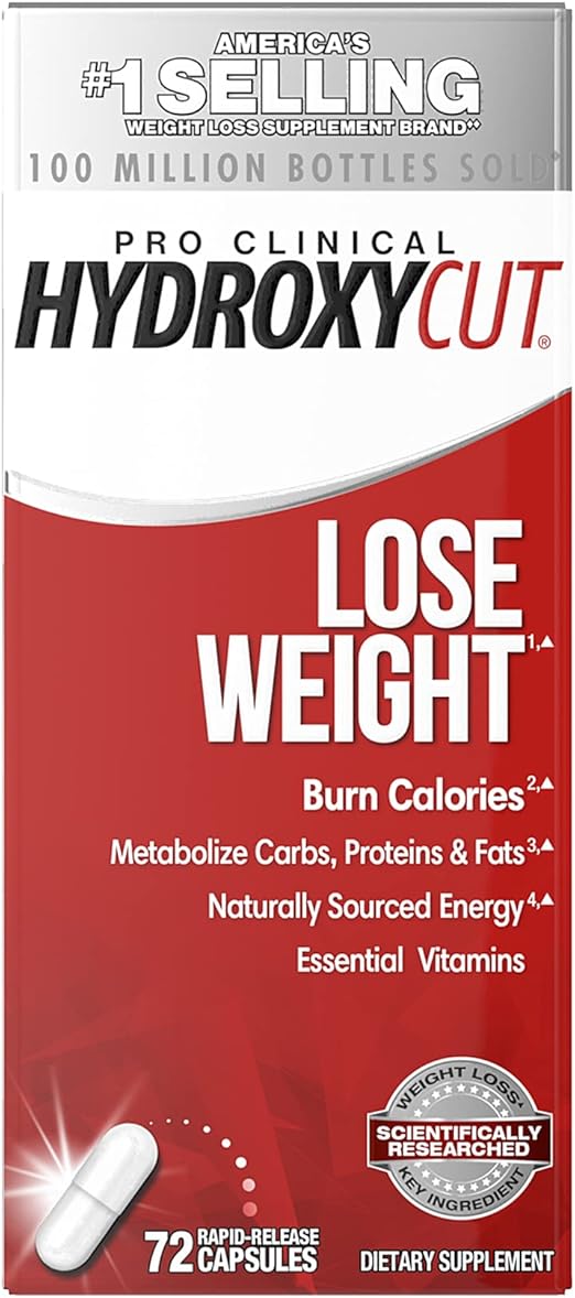 Weight Loss Pills for Women & Men Hydroxycut Pro Clinical