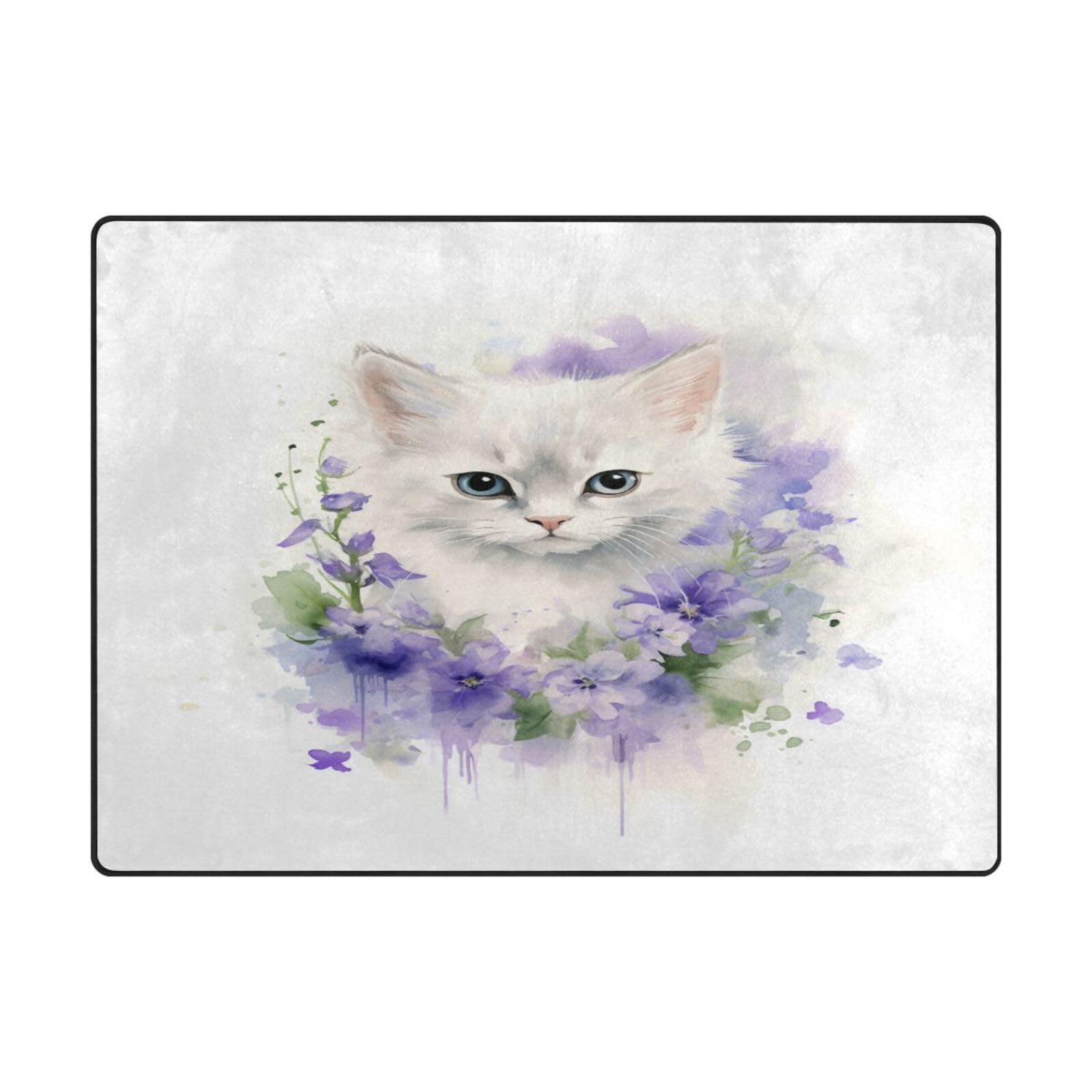 Tapis de sol chat grand modèle pour réchauffer un sol froid de grand salon