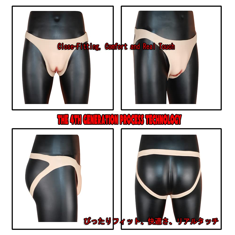 AD1 Culotte De Travestissement Slip Gaff Caché pour Homme String De Type Y à ContrôLe des Orteils De Chameau Enfichable Parfait pour Crossdresser Transgenre Drag Queen