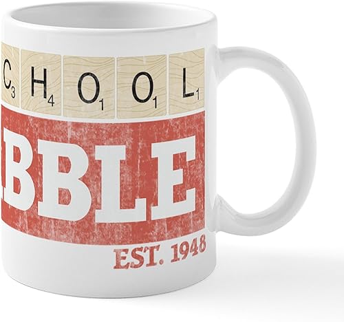 Miniatura 53 de CafePress Scrabble Champion - Taza de café de cerámica (11.0 fl oz) 2-Blanco/Negro Interior - Scrabble Champion,Blanco - Logo,Blanco - Logo