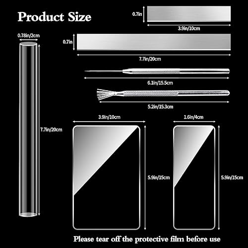 Miniatura 2 de 12 Piezas Herramientas Cortadoras de Arcilla Polimérica Rodillo Acrílico para Esculpir Manualidades Cuchillo de Moldeo Cortadores de Cerámica Kit