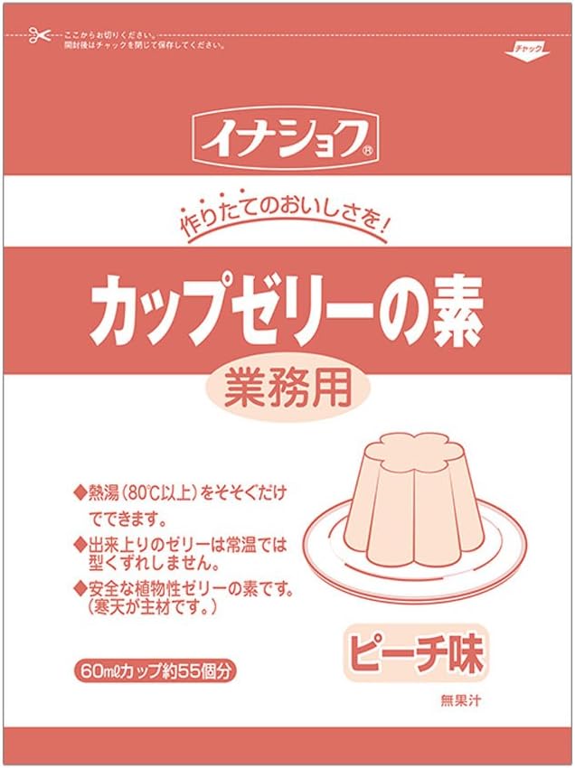 【常温】伊那食品 カップゼリーの素 ピーチ 600g 業務用 カップ ゼリーの素