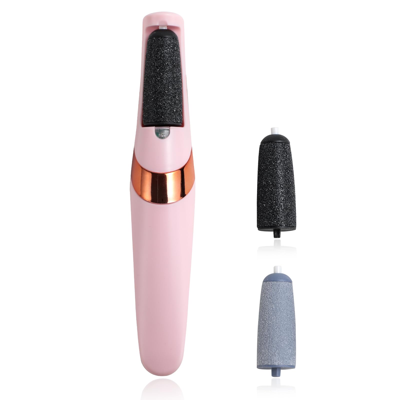Oneleaf 2 in 1 Electric Callus Remover Shaver Removing Dry, Dead, Hard, Cracked Skin & Callous - Amazing Foot Care Pedicure Tool for Smooth Soft Feet