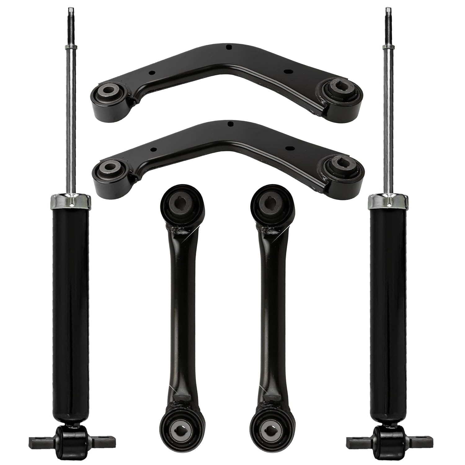 Detroit Axle - FWD Rear Control Arms Kit for Ford 13-19 Fusion, 2 Shock