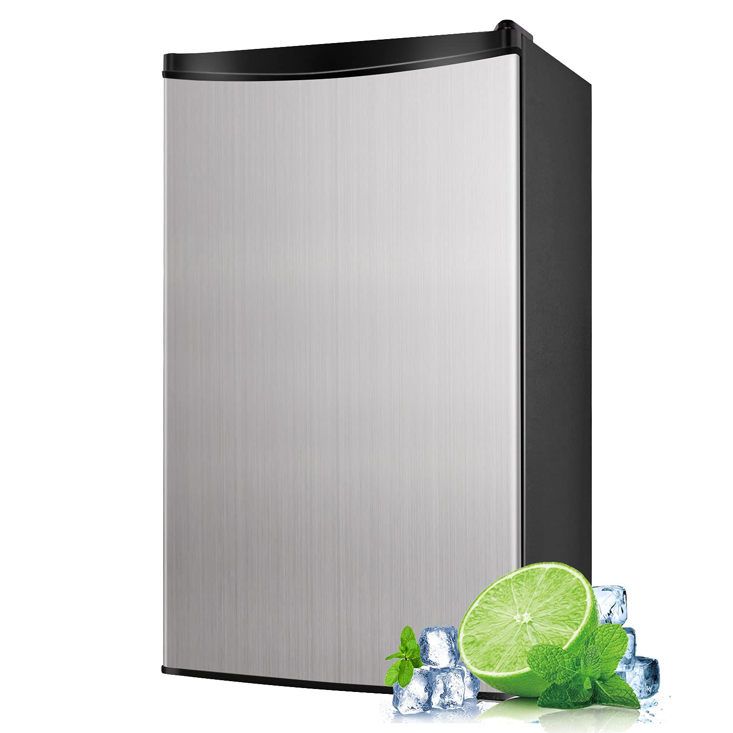 1256 mv321 3.2 cu ft Compact Freezer Stainless Steel