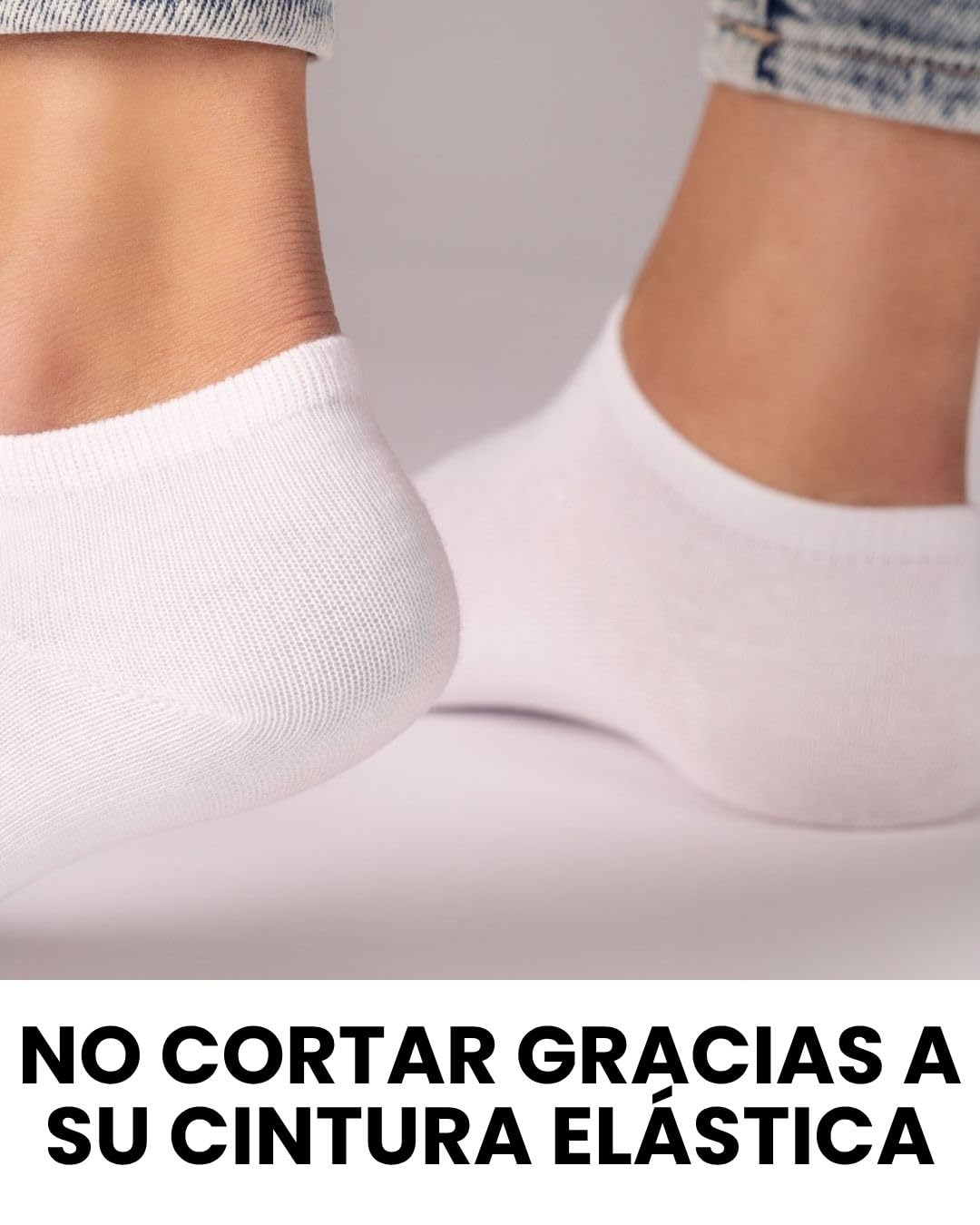 sockenkauf24 10 | 20 | 30 Pares Calcetines Cortos Hombre Mujer Calcetines Tobillero Negro Blanco Gris Algodón