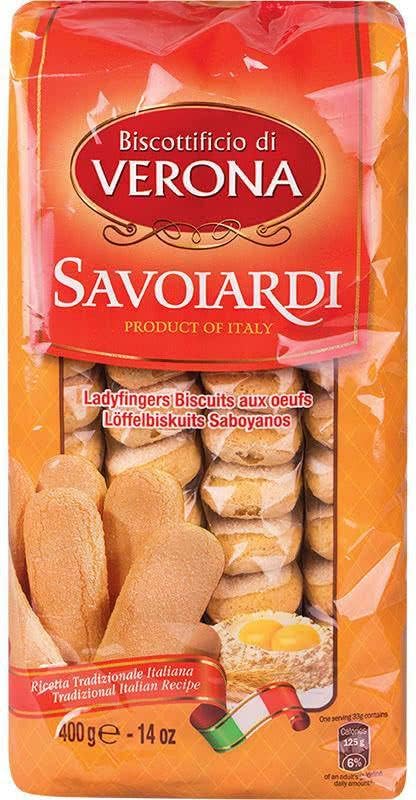 Biscottificio di Verona Italian Savoiardi | Classic Italian Ladyfingers Cookies Ideal for Tiramisu | 7oz (200g) (Pack of 3)