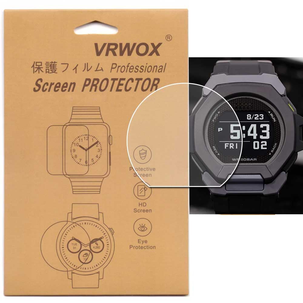 【3枚入】For GBD-300 TPU保護フィルム透過率キズ防止気泡防止貼り付け簡単対応腕時計用